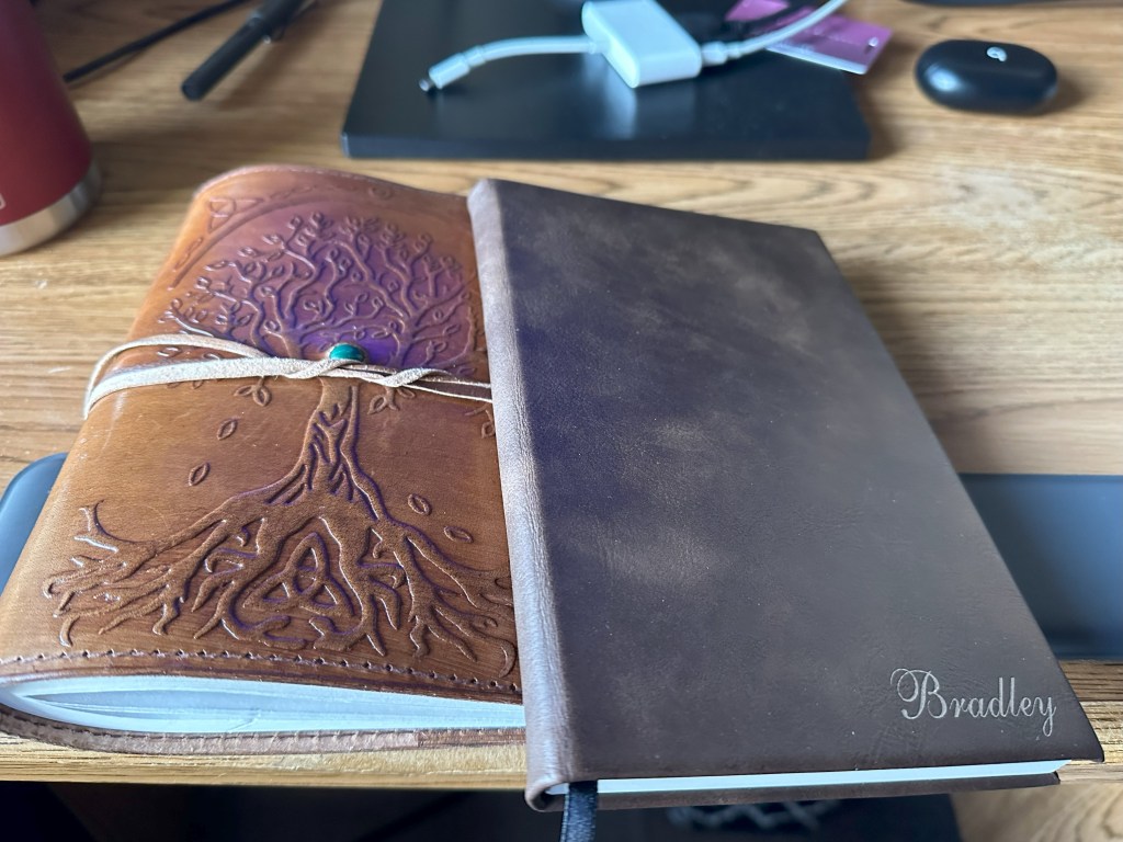 My two leather journals.