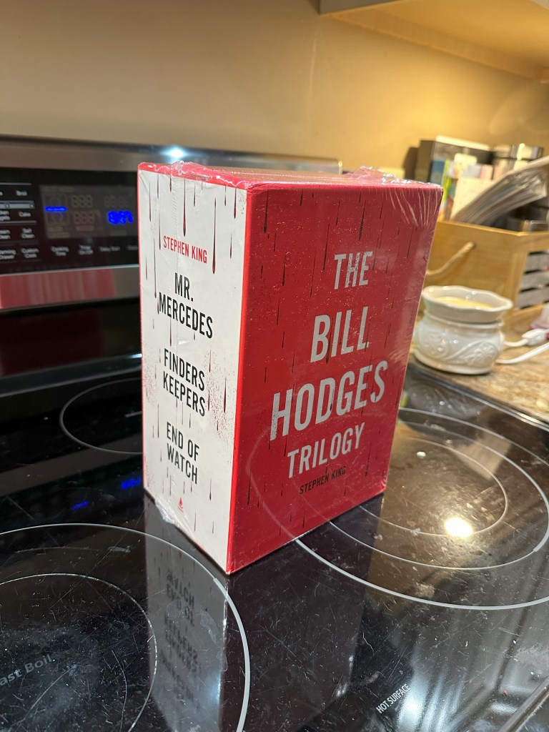 Boxed collection of The Bill Hodges Trilogy, by Stephen King.